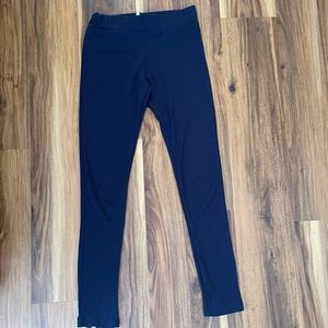 Boutique Navy Leggings with Zippers Size Small, great quality!